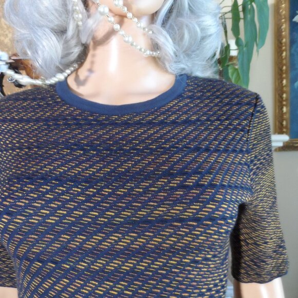 M Missoni Black & Copper Metallic Knit Pleated Dress – IT 42 / US 6 - Picture 8 of 16